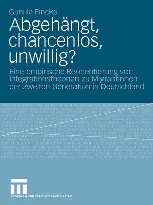 cover image of Abgehängt, chancenlos, unwillig?
